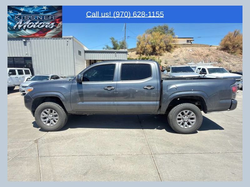 Magnetic Gray Metallic 2021 Toyota Tacoma Pickup Truck Four-Wheel Drive 6-Speed Automatic