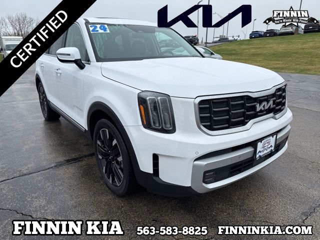 Glacial White Pearl 2024 Kia Telluride SUV / Crossover All-Wheel Drive 8-Speed Automatic