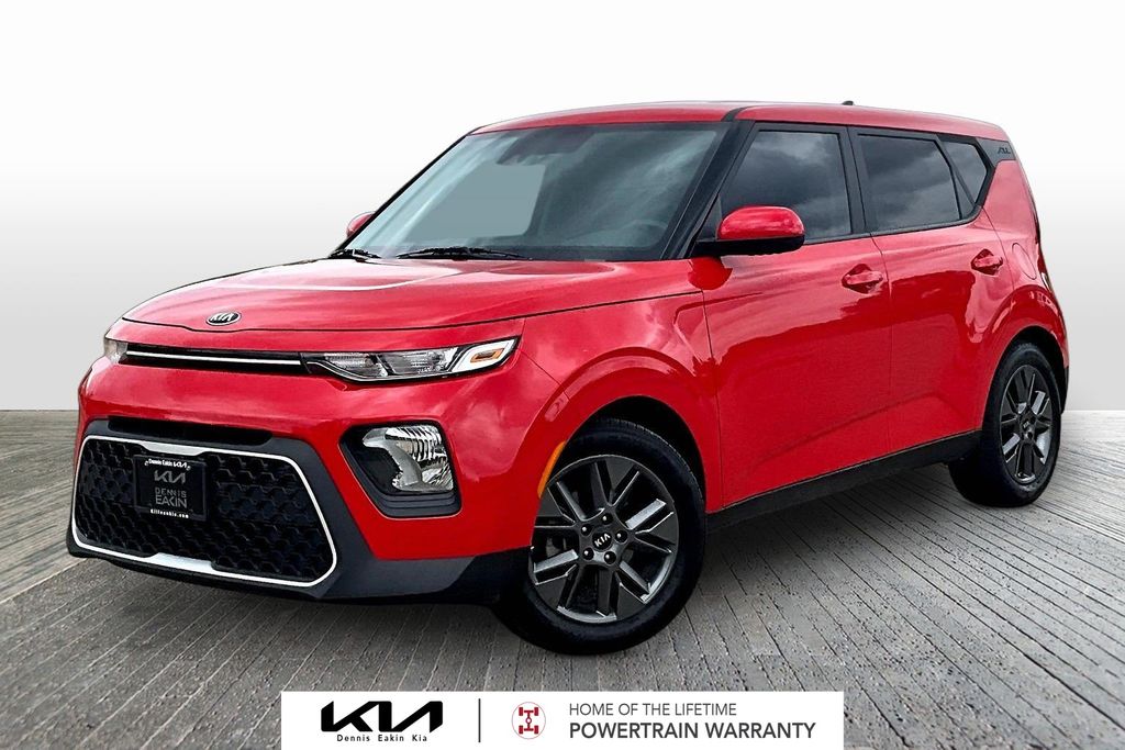 Inferno Red 2021 Kia Soul S FWD SUV / Crossover Front-Wheel Drive Continuously Variable Transmission