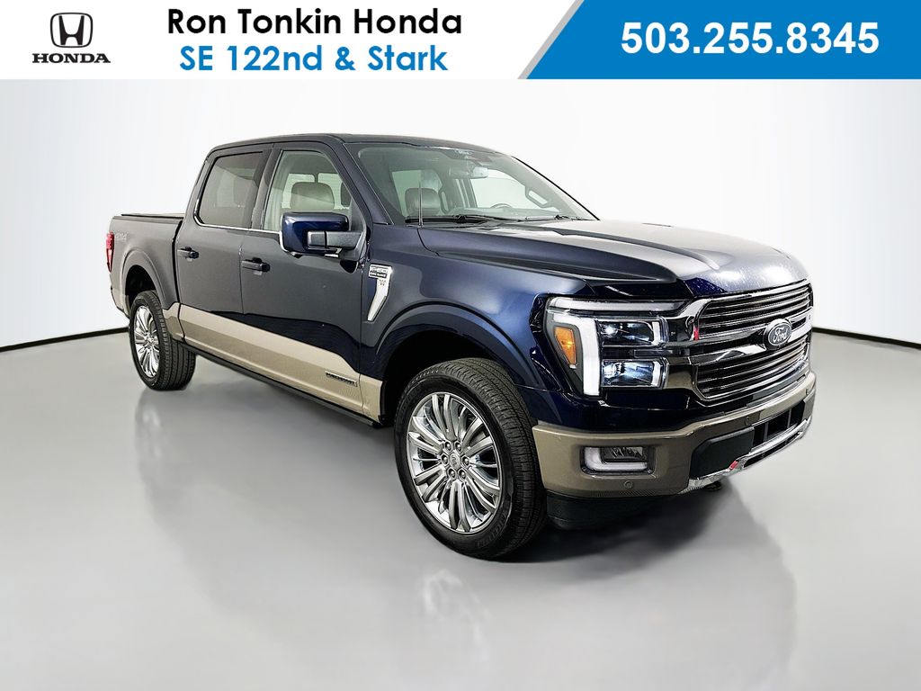 Blue Metallic 2025 Ford F-150 Pickup Truck Four-Wheel Drive Automatic