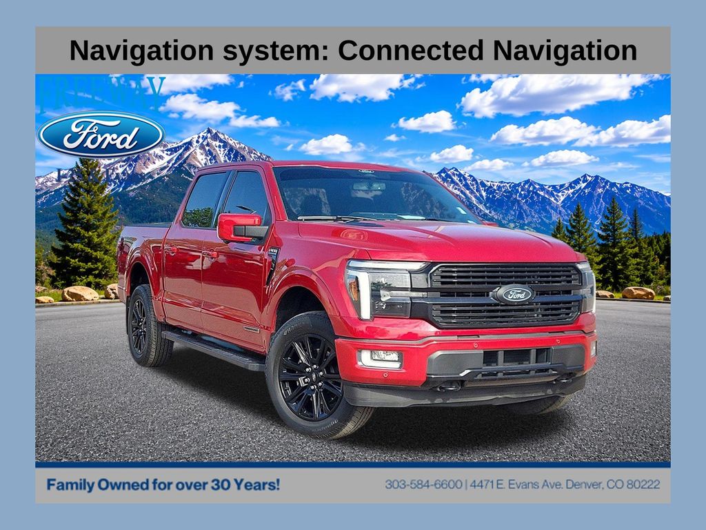 Rapid Red Metallic Tinted Clearcoat 2024 Ford F-150 Pickup Truck Four-Wheel Drive Automatic