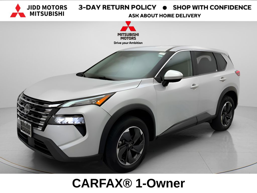 Brilliant Silver Metallic 2025 Nissan Rogue SUV / Crossover All-Wheel Drive Continuously Variable Transmission
