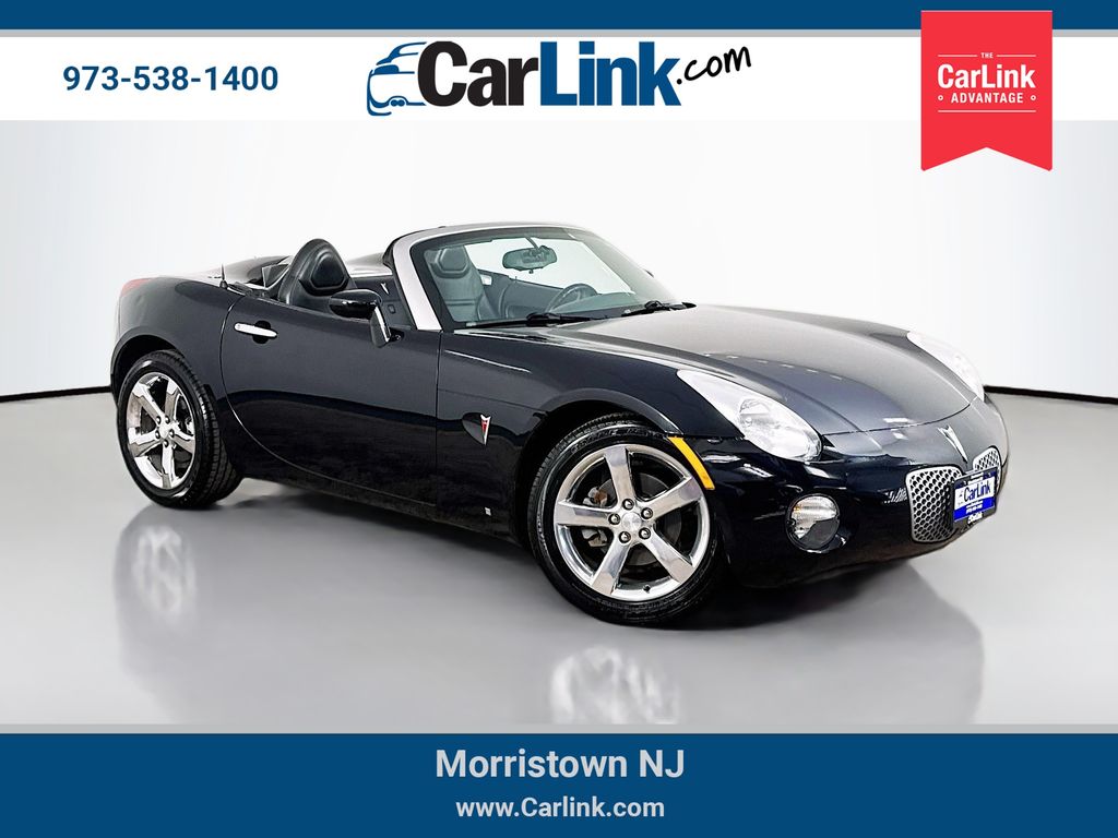 Mysterious (Black) 2008 Pontiac Solstice Convertible Rear-Wheel Drive 5-Speed Manual