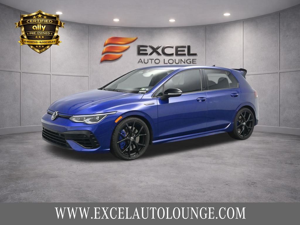 Blue Metallic 2023 Volkswagen Golf R 20th Anniversary Edition AWD Hatchback All-Wheel Drive 7-Speed Dual Clutch