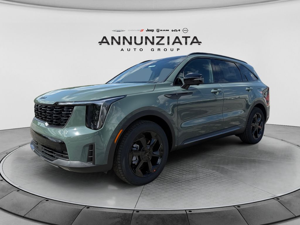 Cityscape Green 2026 Kia Sorento Hybrid SUV / Crossover All-Wheel Drive 6-Speed Automatic