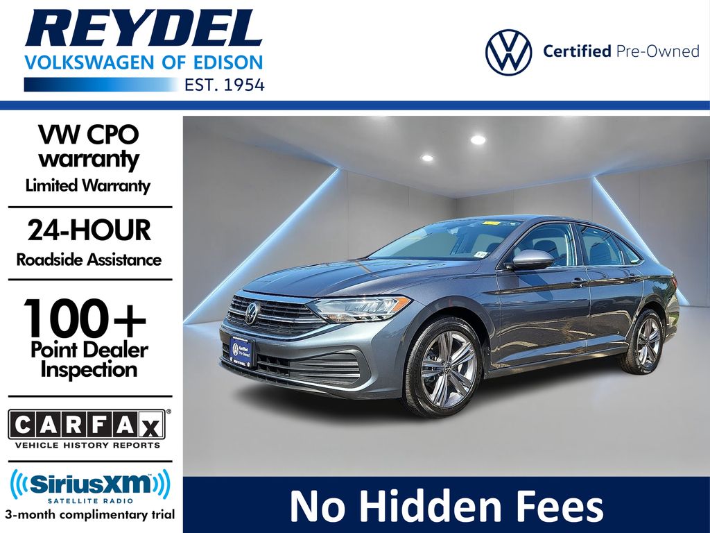Platinum Gray Metallic 2023 Volkswagen Jetta Sedan Front-Wheel Drive 8-Speed Automatic