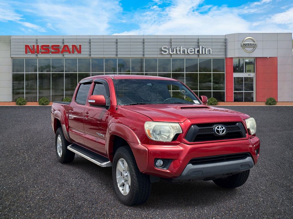 Barcelona Red Metallic 2013 Toyota Tacoma Double Cab SB V6 4WD Pickup Truck Four-Wheel Drive 5-Speed Automatic Overdrive
