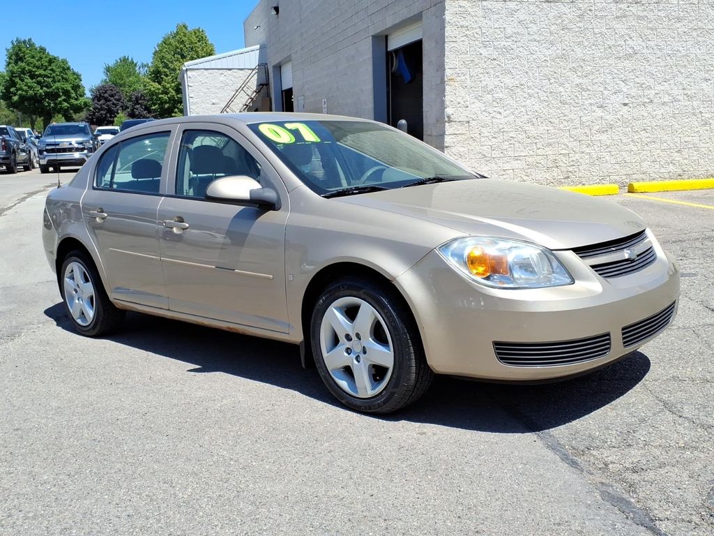 Sandstone Metallic 2007 Chevrolet Cobalt LT Sedan FWD Sedan Front-Wheel Drive 4-Speed Automatic Overdrive