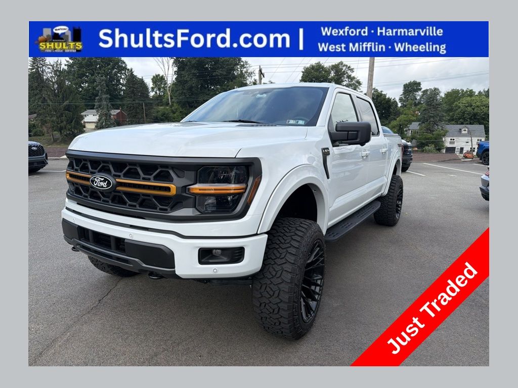 White 2025 Ford F-150 Pickup Truck Four-Wheel Drive Automatic