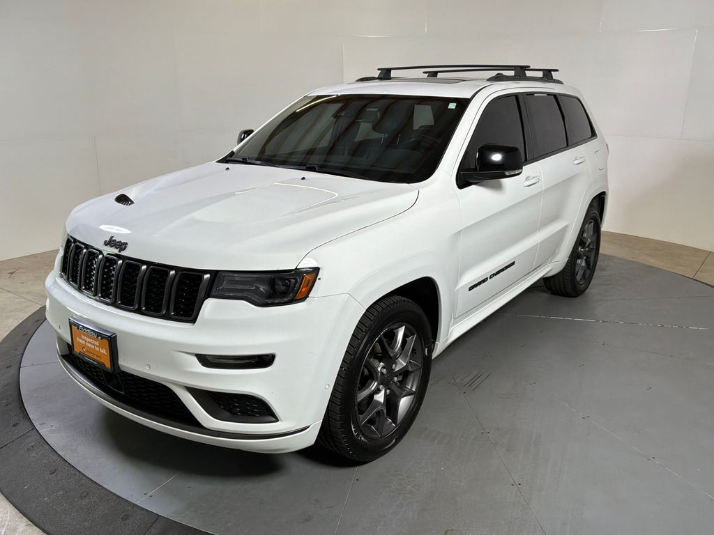 Bright White Clearcoat 2020 Jeep Grand Cherokee SUV / Crossover Four-Wheel Drive 8-Speed Automatic