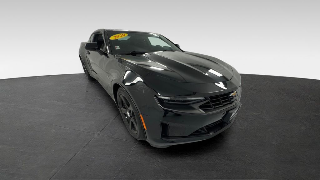 Black 2020 Chevrolet Camaro 1LT Coupe RWD Coupe Rear-Wheel Drive 6-Speed Manual