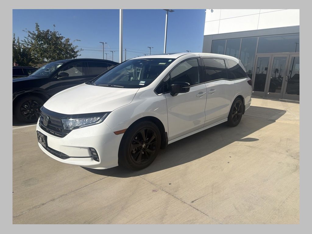 Platinum White Pearl 2024 Honda Odyssey Minivan Front-Wheel Drive Automatic