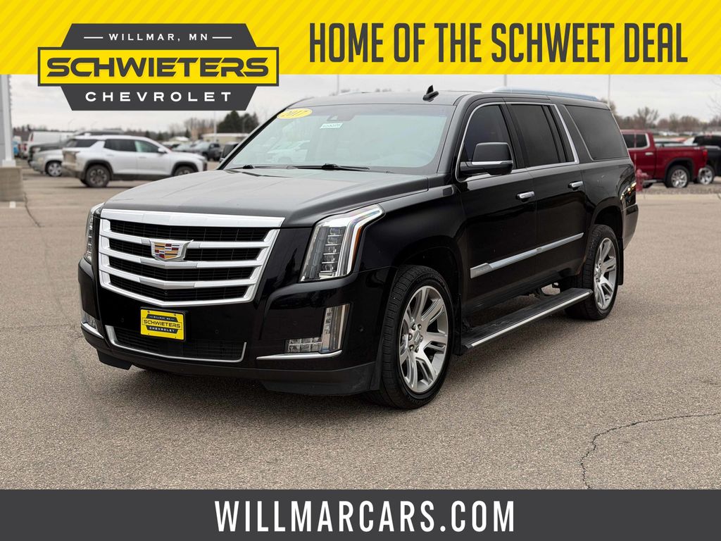 Black Raven 2017 Cadillac Escalade ESV SUV / Crossover Four-Wheel Drive 8-Speed Automatic