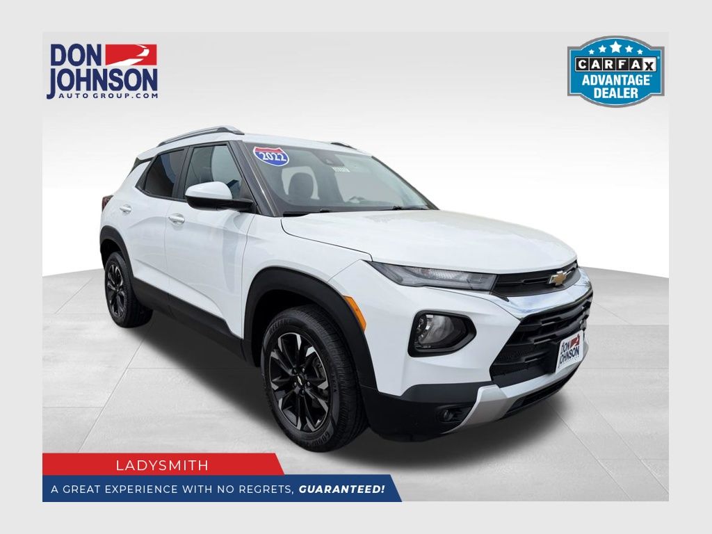 Summit White 2022 Chevrolet Trailblazer SUV / Crossover Four-Wheel Drive 9-Speed Automatic