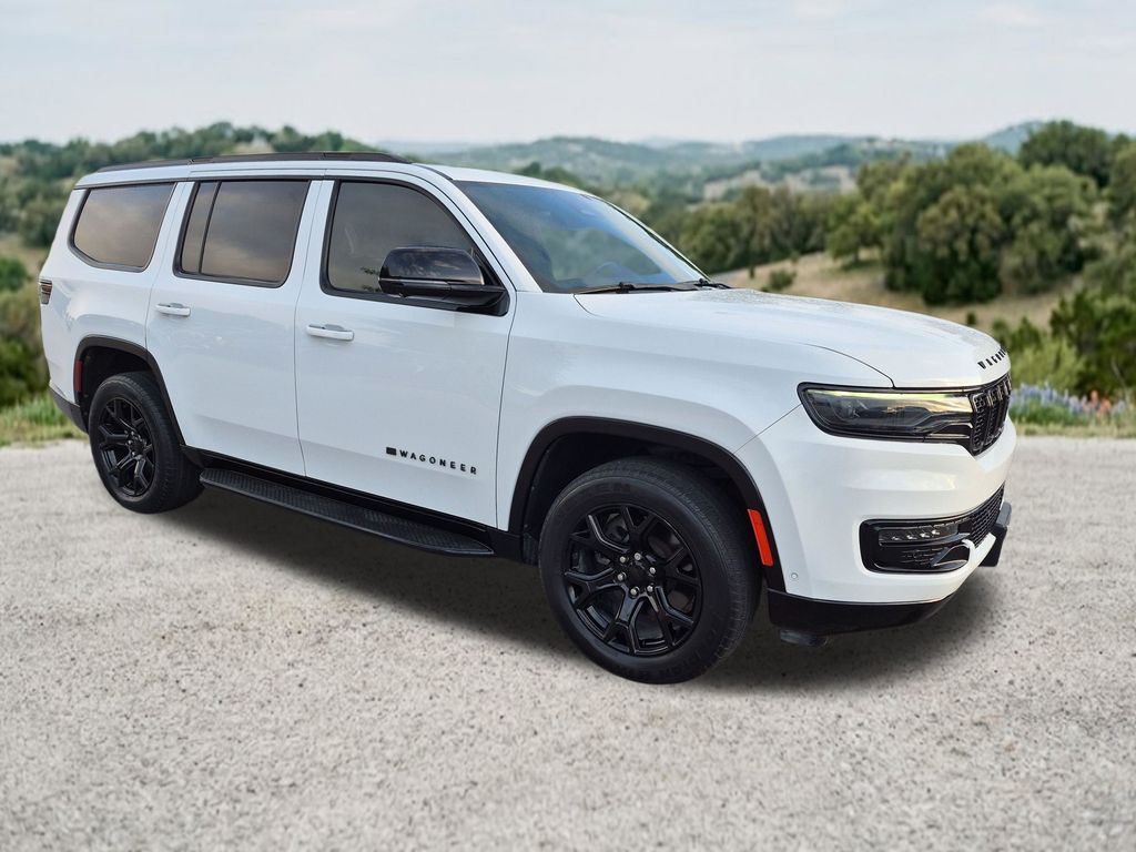 Bright White Clearcoat 2023 Jeep Wagoneer RWD SUV / Crossover 4X2 8-Speed Automatic