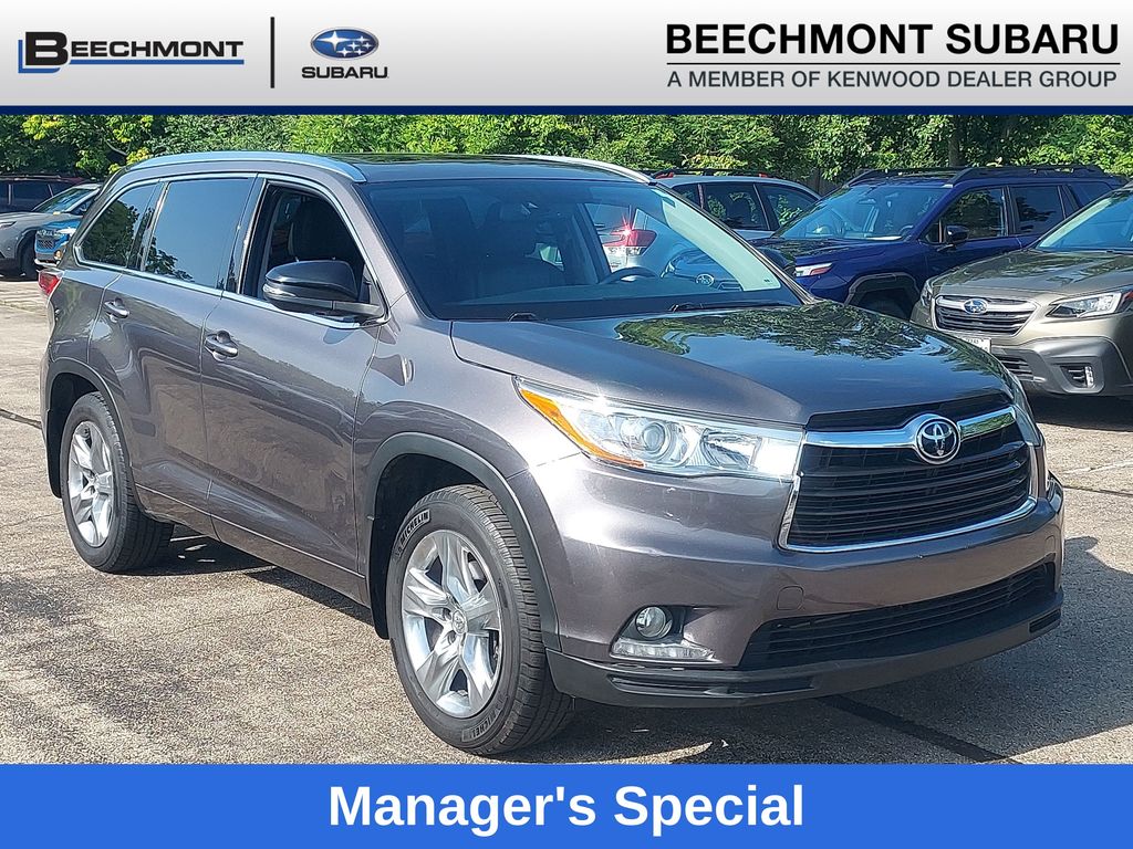 2015 Toyota Highlander Limited Platinum AWD