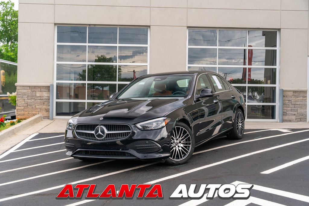 Black 2024 Mercedes-Benz C-Class C 300 4MATIC Sedan All-Wheel Drive 9-Speed Automatic