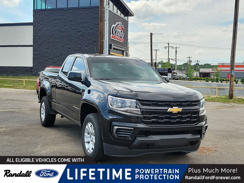 Black 2022 Chevrolet Colorado LT Extended Cab RWD Pickup Truck 4X2 6-Speed Automatic