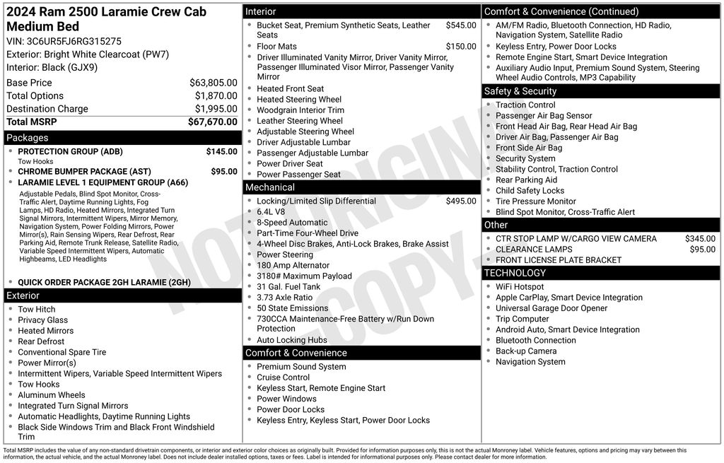 Used Car 2024 Ram 2500  Laramie For Sale Under $50,000 In Austin, Texas
