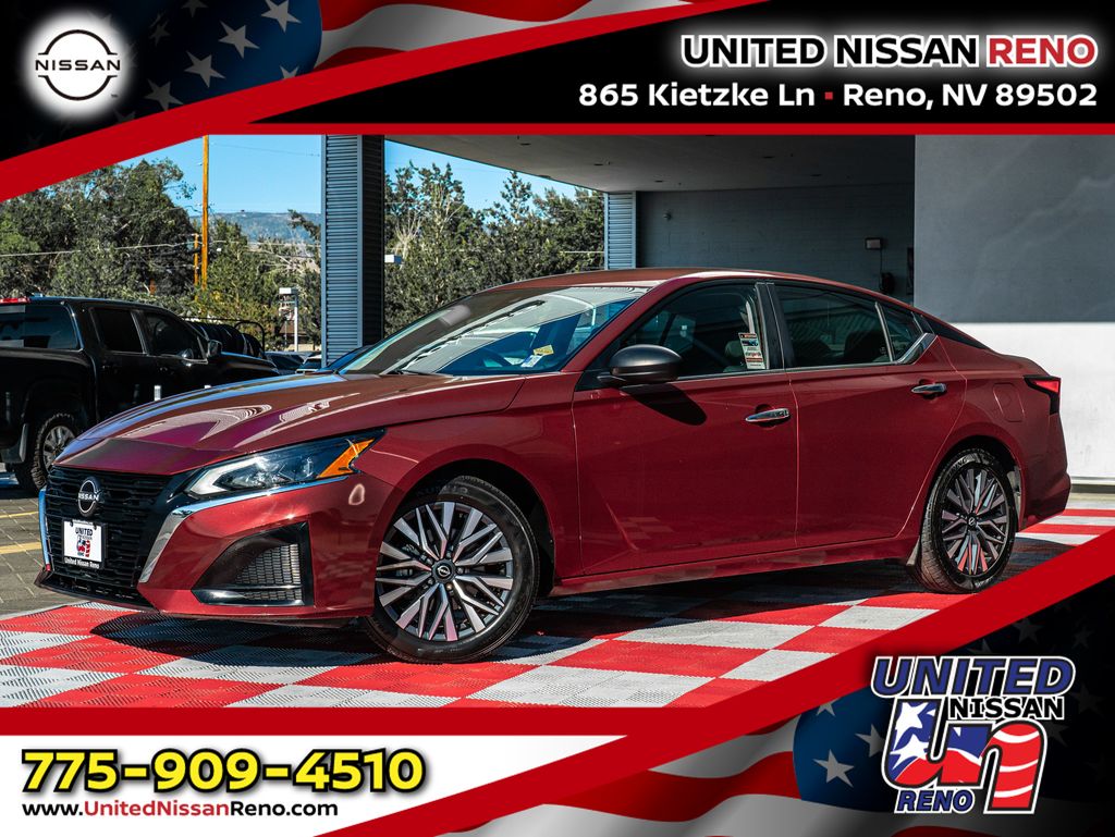 Red (Scarlet Ember) 2024 Nissan Altima Sedan Front-Wheel Drive Continuously Variable Transmission
