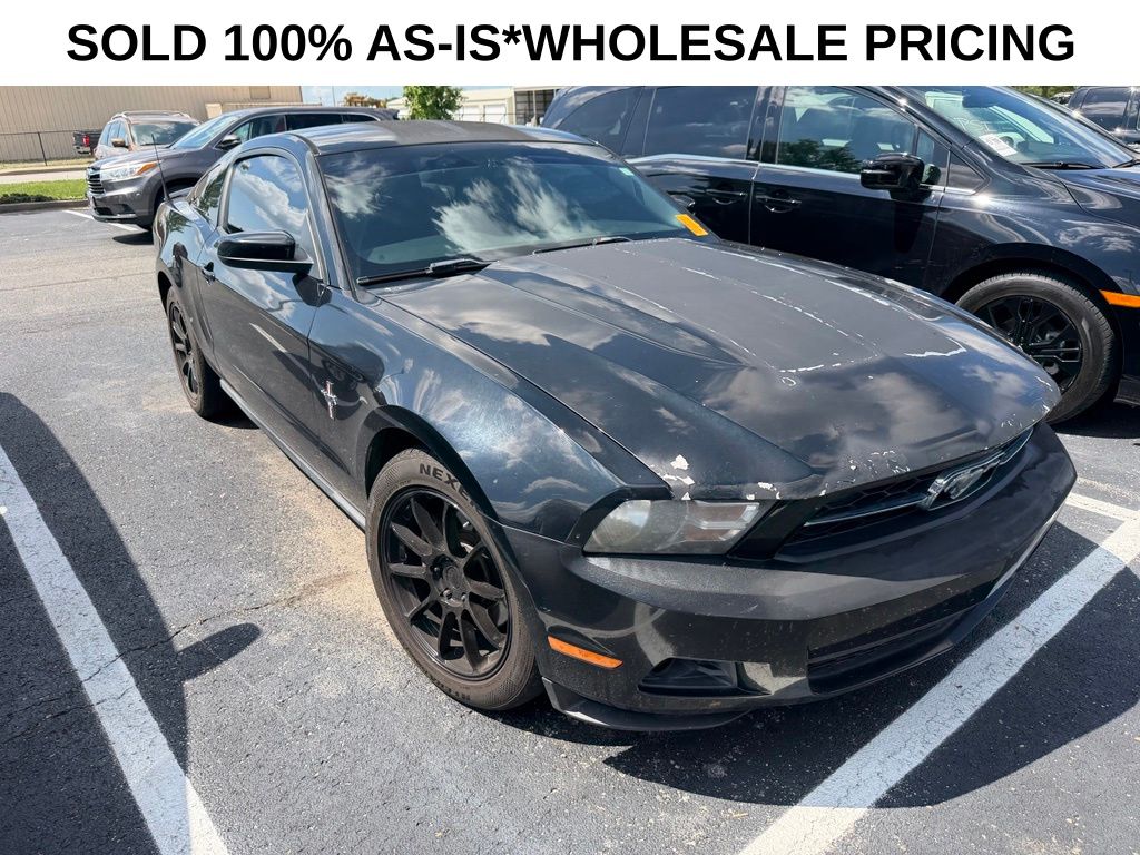 Black 2012 Ford Mustang Coupe Rear-Wheel Drive 6-Speed Manual