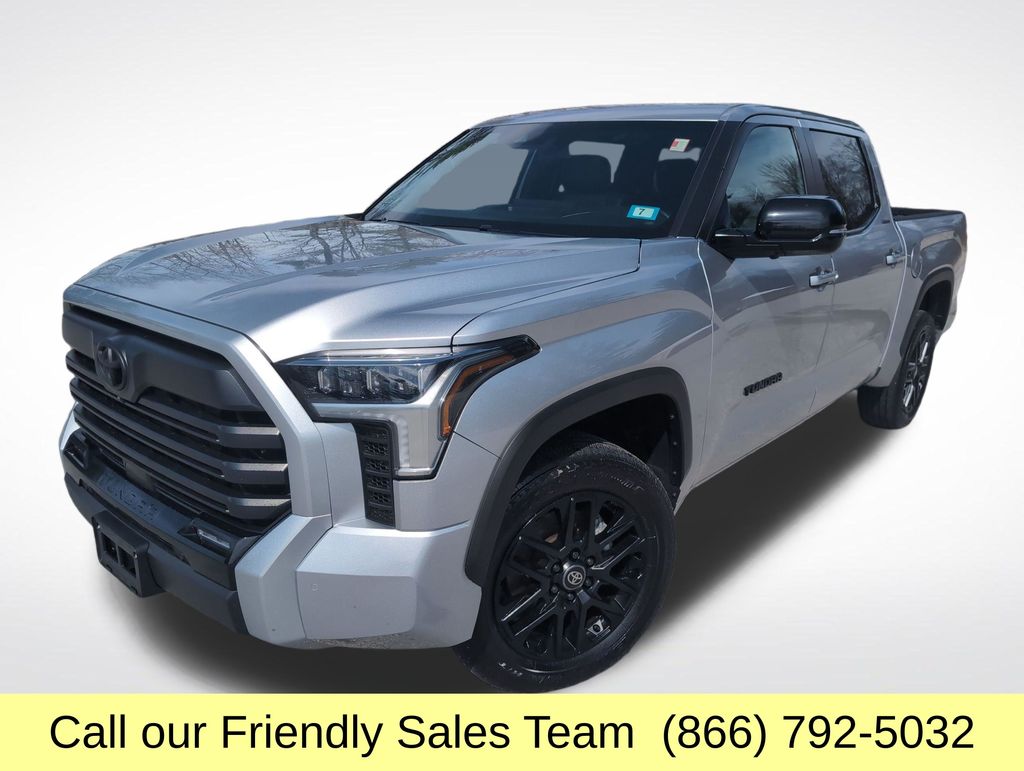 Celestial Silver Metallic 2025 Toyota Tundra Limited CrewMax Cab 4WD Pickup Truck Four-Wheel Drive Automatic