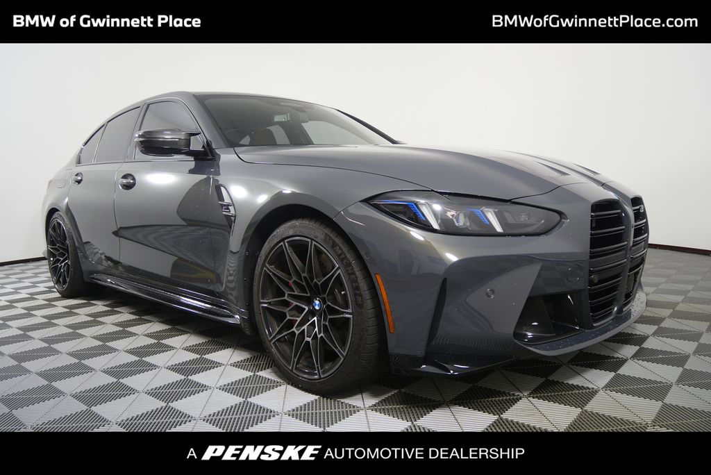 Dravit Gray Metallic 2025 BMW M3 Competition xDrive Sedan All-Wheel Drive 8-Speed Automatic