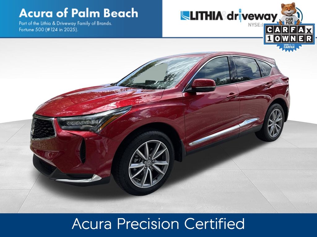 Red 2023 Acura RDX SUV / Crossover Front-Wheel Drive Automatic