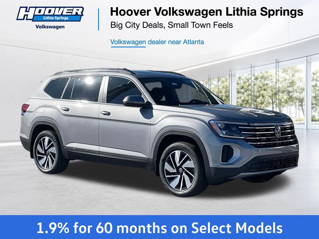 Silver Mist Metallic 2026 Volkswagen Atlas SUV / Crossover Front-Wheel Drive 8-Speed Automatic