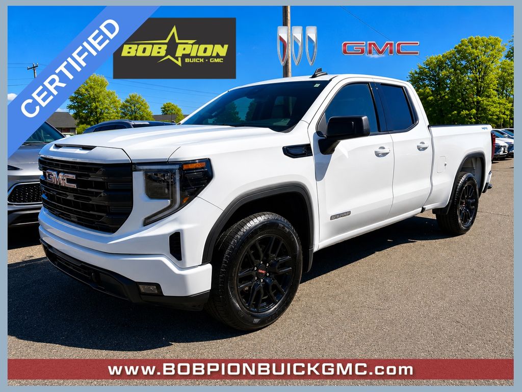 Summit White 2024 GMC Sierra 1500 Pickup Truck Four-Wheel Drive 8-Speed Automatic