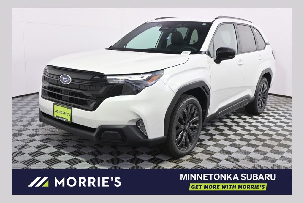 Crystal White Pearl 2026 Subaru Forester SUV / Crossover All-Wheel Drive Continuously Variable Transmission