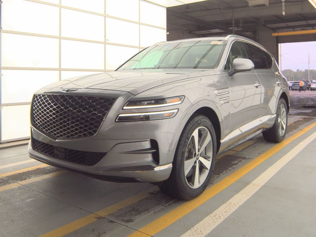 Silver 2023 Genesis GV80 3.5T Advanced AWD SUV / Crossover 8-Speed Automatic