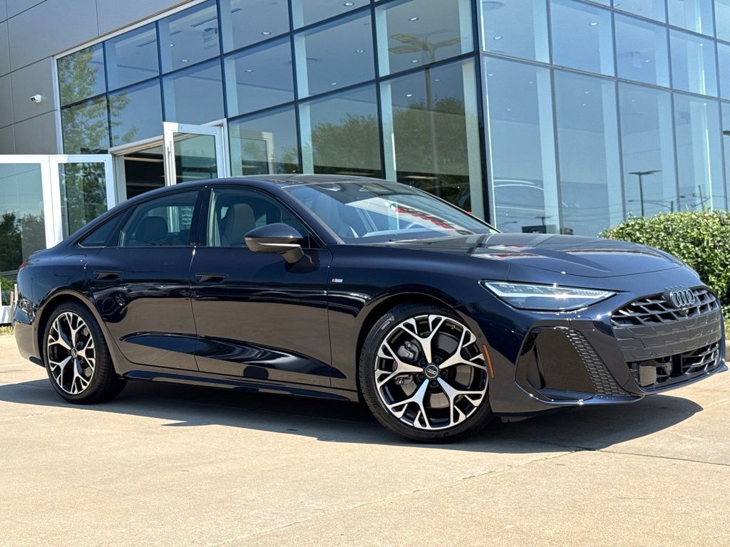 Blue 2026 Audi A6 Sedan All-Wheel Drive 7-Speed Automatic