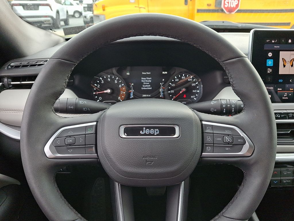 2025 Jeep Compass Limited White at Bob Ruth Ford