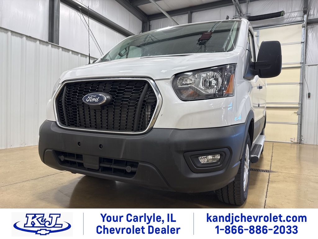 Oxford White 2024 Ford Transit Cargo 250 Low Roof LB RWD Van Rear-Wheel Drive Automatic