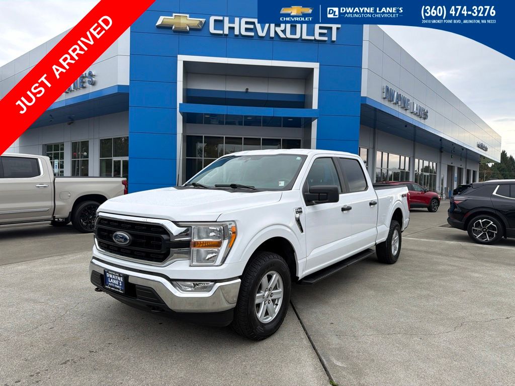 Oxford White 2022 Ford F-150 Pickup Truck Four-Wheel Drive Automatic