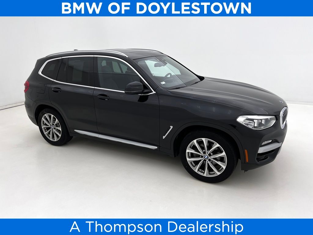 Black Sapphire Metallic 2019 BMW X3 xDrive30i AWD SUV / Crossover All-Wheel Drive 8-Speed Automatic