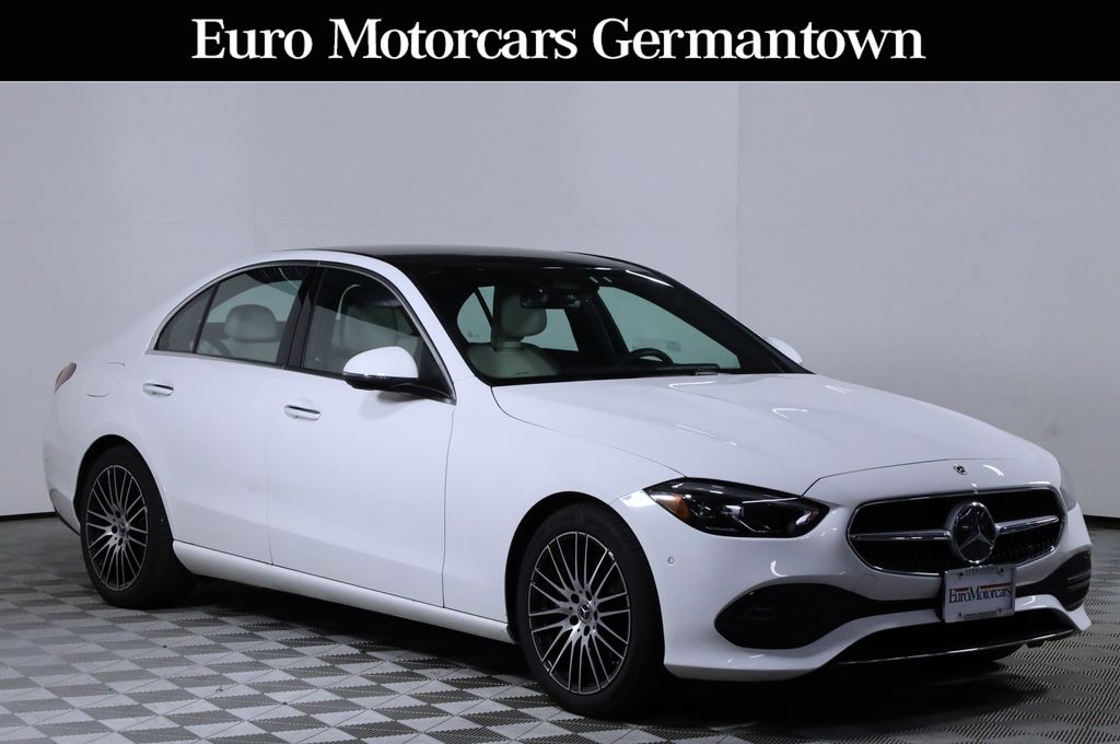 Polar White 2026 Mercedes-Benz C-Class C 300 4MATIC Sedan All-Wheel Drive 9-Speed Automatic