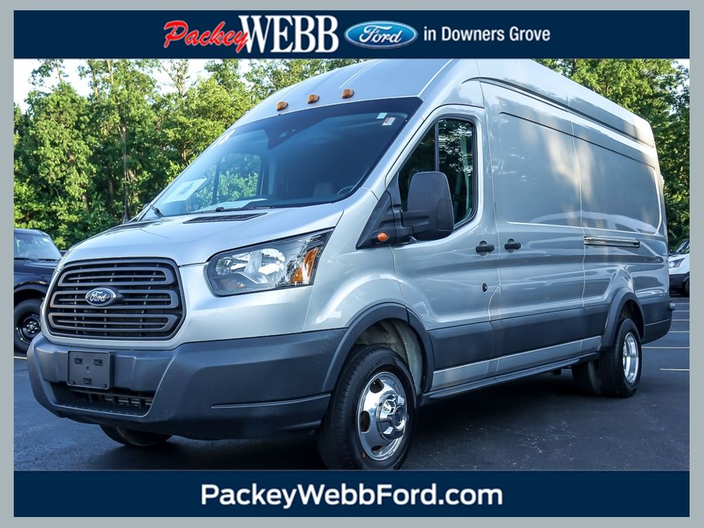 2018 Ford Transit Cargo 350 HD 4dr LWB High Roof DRW Extended Cargo Van with Dual Sliding Side Doors and 9950 Lb. GVWR