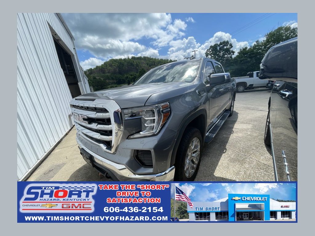 Gray (Satin Steel Metallic) 2020 GMC Sierra 1500 Pickup Truck Four-Wheel Drive Automatic