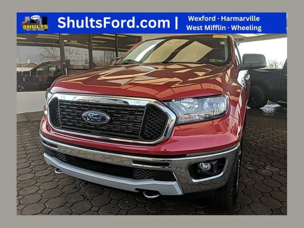 Red Metallic 2020 Ford Ranger XLT SuperCab 4WD Pickup Truck Four-Wheel Drive Automatic