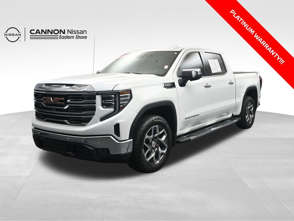 Summit White 2023 GMC Sierra 1500 Pickup Truck Four-Wheel Drive Automatic