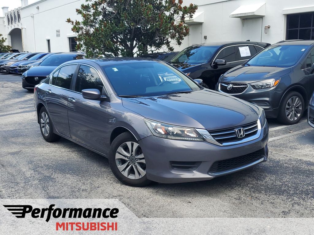 Silver 2015 Honda Accord Sedan Front-Wheel Drive Continuously Variable Transmission