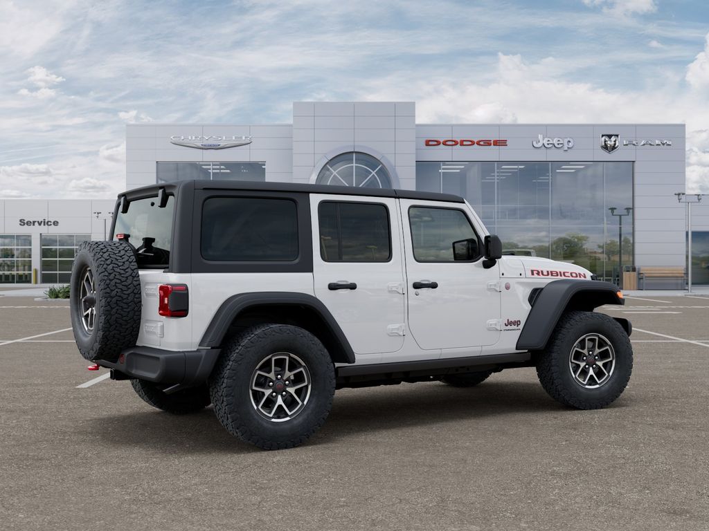 New 2026 Bright White Clearcoat Jeep Rubicon image 4