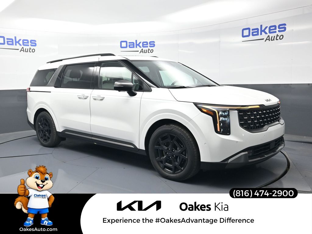 Snow White Pearl 2027 Kia Carnival Minivan Front-Wheel Drive 8-Speed Automatic