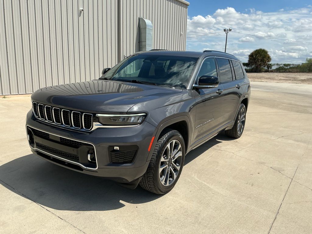 Baltic Gray Metallic Clearcoat 2021 Jeep Grand Cherokee L Overland RWD SUV / Crossover 4X2 8-Speed Automatic