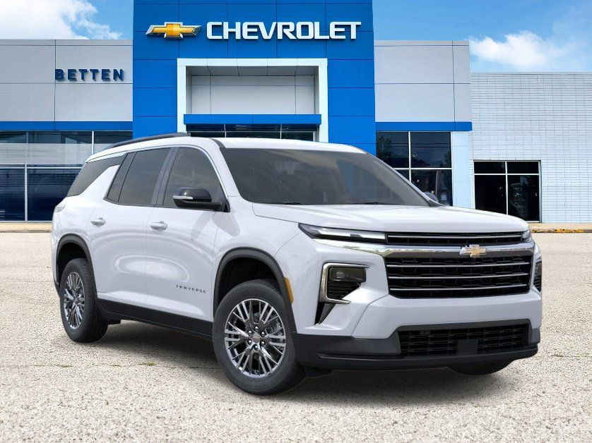 Polar White Tricoat 2026 Chevrolet Traverse SUV / Crossover Four-Wheel Drive 8-Speed Automatic