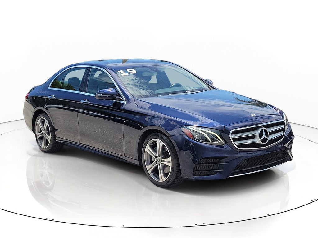 Lunar Blue Metallic 2019 Mercedes-Benz E-Class Sedan Rear-Wheel Drive 9-Speed Automatic