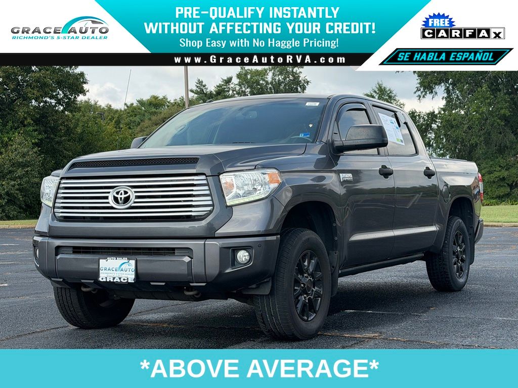 Magnetic Gray Metallic 2017 Toyota Tundra Pickup Truck Four-Wheel Drive 6-Speed Automatic Overdrive