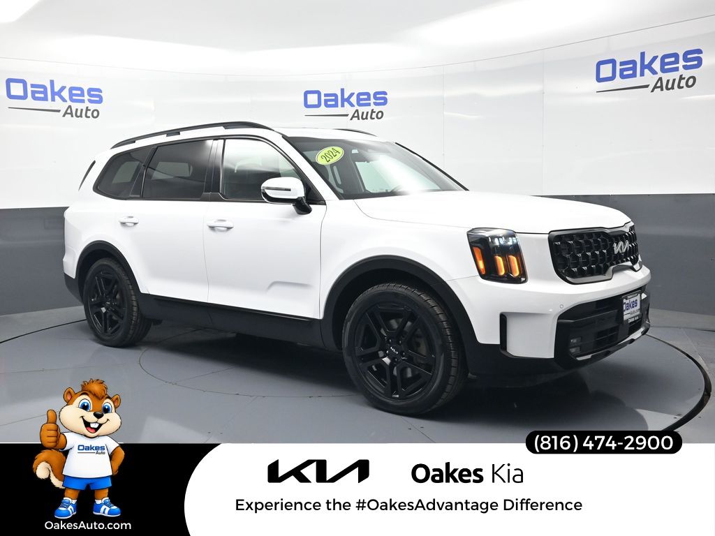 Glacial White Pearl 2024 Kia Telluride SUV / Crossover All-Wheel Drive 8-Speed Automatic